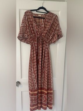 Kaftan-Style Maxi Dress from World Market size XL
